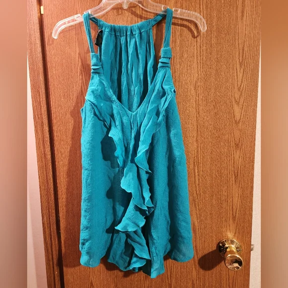 ๐3/$10 Iz Byer Women's Blue Dressy Tank Top - Picture 1 of 8